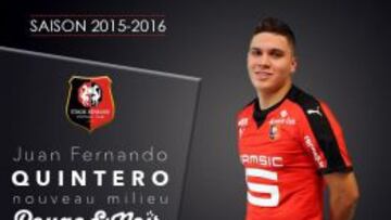 El colombiano jugará toda la temporada en condición de préstamo.