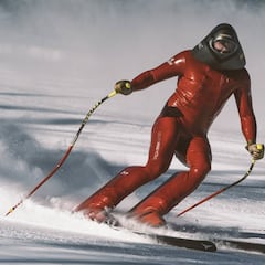 Jan Farrell, quinto en la pista de esquí más inclinada del planeta