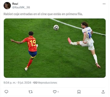 Lamine y la victoria española, protagonistas de los memes de la semifinal