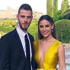 David de Gea abre un debate con el calzado que eligió para ir a una boda con Edurne