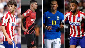 João Félix, Bruno Guimaraes, Reinier y Renan Lodi.