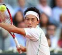 Nishikori necesitó diez bolas de partido para tumbar a Ferrer