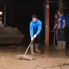 Nadal también achica agua en un taller de Sant Llorenç
