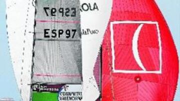 <b>POLÉMICA</B>. La protesta técnica del Desafío Español no ha caído bien entre los integrantes de la tripulación del Mascalzone italiano.