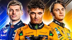 Esto es lo que necesitan Norris, Verstappen y Piastri para ser campeones en la F1 en 2025