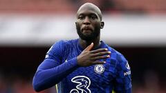 Lukaku durante un partido esta temporada con el Chelsea.