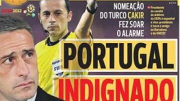 Portugal pensó en una queja oficial por Cuneyt Cakir