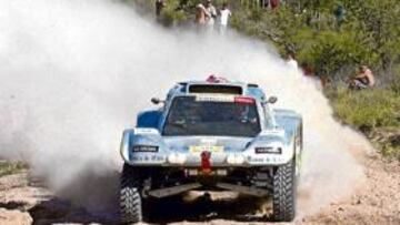 <b>COGIENDO EXPERIENCIA. </b>El chileno De Gavardo afronta su primera participación con un buggy.