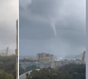 Impresiona mucho: el tornado por la DANA que ha aterrorizado a los vecinos de Málaga