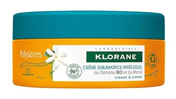 Crema sublimadora aftersun de Polysianes para después del sol