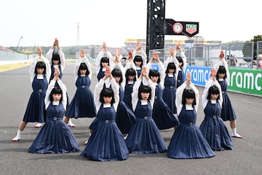 Espectáculo previo al Gran Premio de Japón de Fórmula 1 en el Circuito de Suzuka