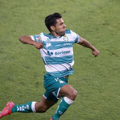 Santos Laguna vence a Rayados en la ida de los cuartos de final.
