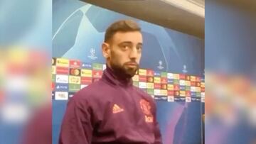 La reacción de Bruno Fernandes al enterarse de que será capitán