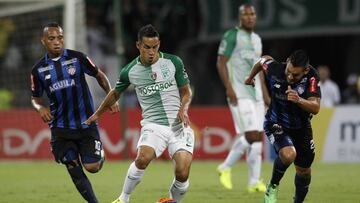 Nacional tiene una baja sensible en el medio campo, Diego Arias.