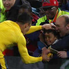 Alexis y su gesto: "La felicidad de un niño me hace muy feliz"