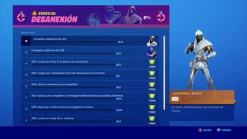 Fortnite Cap&iacute;tulo 2 - Temporada 1: desaf&iacute;os de Desanexi&oacute;n