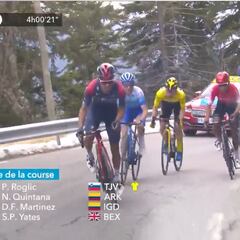 La increíble batalla entre Nairo, Dani Martínez y Roglic