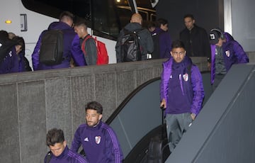 River Plate arrive in Madrid