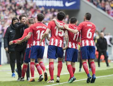 Atlético de Madrid-Levante en imágenes
