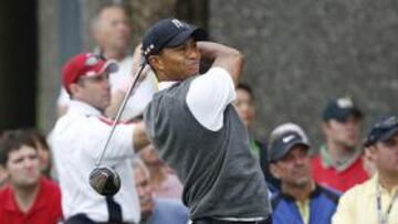 <b>FALLA EL TIGRE. </b>Woods empezó con +4 su participación en N. Y.