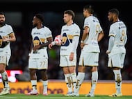 Aaron Ramsey of Pumas misses his penalty kickduring the 9th round match between Pumas UNAM and Tigres UANL as part of the Liga BBVA MX, Torneo Apertura 2025 at Olimpico Universitario Stadium, on September 20, 2025 in Mexico City, Mexico.