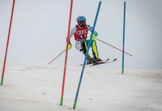Nuria Pau y Quim Salarich, campeones de España de eslalon