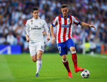 Seguimiento a James en el derbi madrileño por Champions