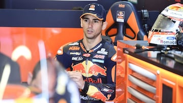 Ricky Card&uacute;s en Le Mans en la &uacute;ltima cita que corri&oacute; en Moto2 con el Red Bull KTM Ajo.