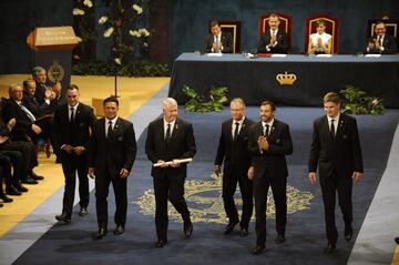 La selección de rugby de Nueva Zelanda, All Blacks, son el primer equipo no español que recibió este galardón. Son el equipo de rugby más internacional y exitoso de todos los tiempos. Son también uno de los equipos más laureados de todos los deportes. Convertida en un icono de este deporte en todo el mundo, los All Blacks también "están considerados ejemplo de integración racial y cultural, que transmiten valores de unidad, amistad, solidaridad y deportividad", reseña el jurado del premio. 