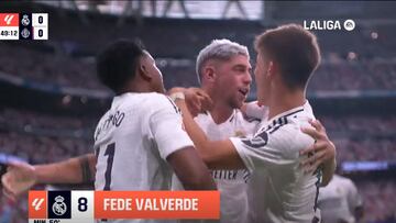 Valverde se transformó en Roberto Carlos para un zambombazo brutal