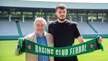 Aleksa Puric: “No tuve ninguna duda en venir al Racing de Ferrol”