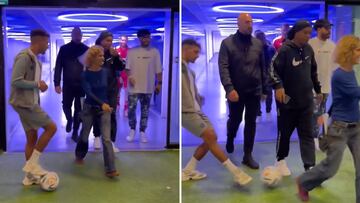 Ronaldinho’s furious reaction to viral nutmeg breaks the Internet