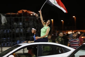 Las celebraciones en Siria por la clasificación al repechaje