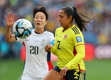 Mira las mejores imágenes del debut de la Selección Colombia en el Mundial Femenino de Australia y Nueva Zelanda ante Corea del Sur.