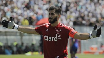 Johnny Herrera no jugará ante Universidad Católica por sus molestias en la rodilla derecha. Fernando De Paul seguirá en el arco.