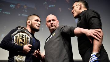 Luego de que Khabib diera diera un paso atr&aacute;s en la pelea ante Ferguson por el coronavirus, Dana White ha buscado una soluci&oacute;n para que el ruso pelee.