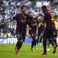 Messi es el favorito del Barça para marcar en el Clásico