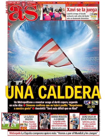 Las portadas de AS de enero