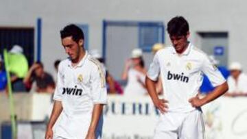 <b>DECEPCIÓN. </b>Los jugadores del Madrid C, ayer en Mallorca.