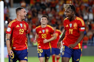 18/11/24  SELECCION ESPAÑOLA 
PARTIDO NATIONS LEAGUE

ESPAÑA - SUIZA

GOL 1-0 YEREMY PINO ALEGRIA CON NICO WILLIAMS


