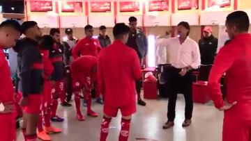 La arenga de Cristante para motivar al Toluca en la final