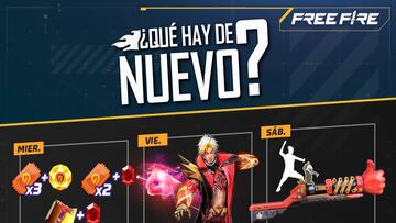 agenda semanal free fire codigos gratis garena android ios battle royale mejores juegos gratis