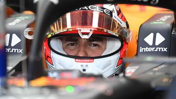 Checo Pérez batalla con la evolución del Red Bull