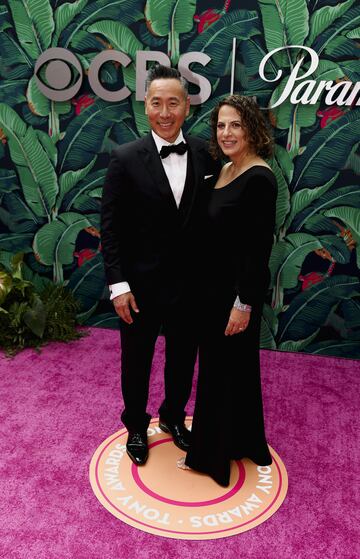 JaHan Wang and a guest attend the 76th Annual Tony Awards in New York City, U.S., June 11, 2023. REUTERS/Amr Alfiky