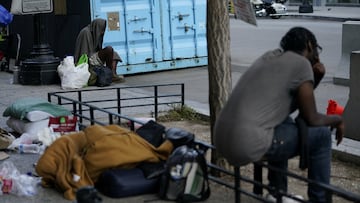 Personas sin hogar en Washington, DC.