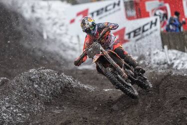 Prado firma dos podios en el GP de Europa del Mundial de MX2