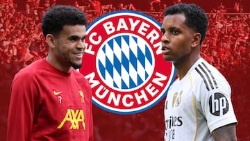 Luis Díaz y Rodrygo Goes en la mira del Bayern Múnich