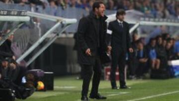 Simeone, en La Rosaleda.