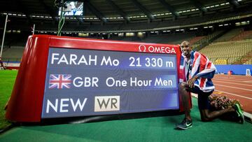 Mo Farah vuelve a la pista a lo grande con récord de la hora