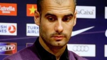 <b>PEP, AYER. </b>Serio, reflexivo, sin un solo alarde. Dio su palabra de que continuará, pero sin alegrías.